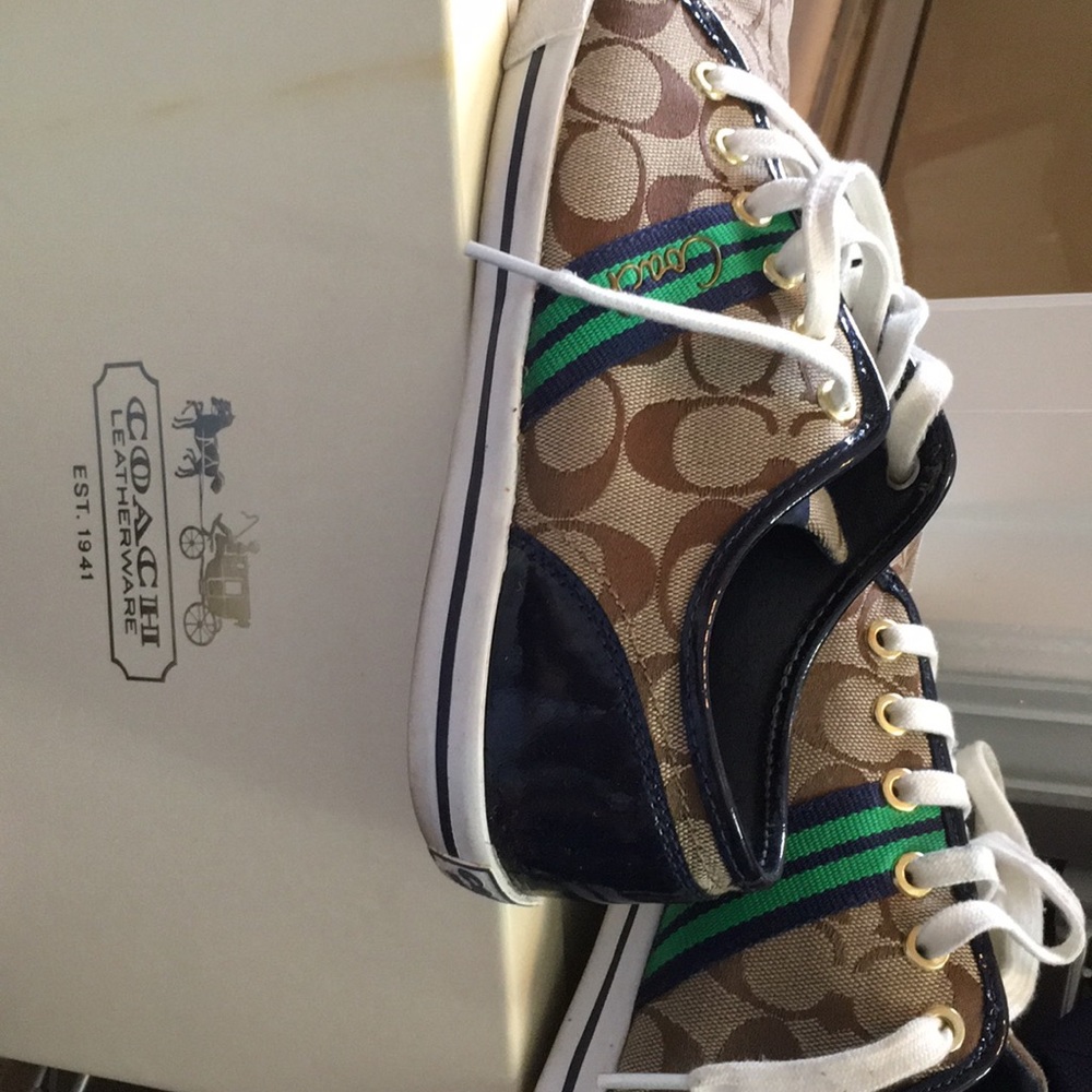 Coach Navy/Kelly Green Sneaker